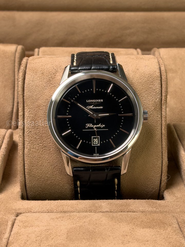 Longines Flagship Heritage — Black