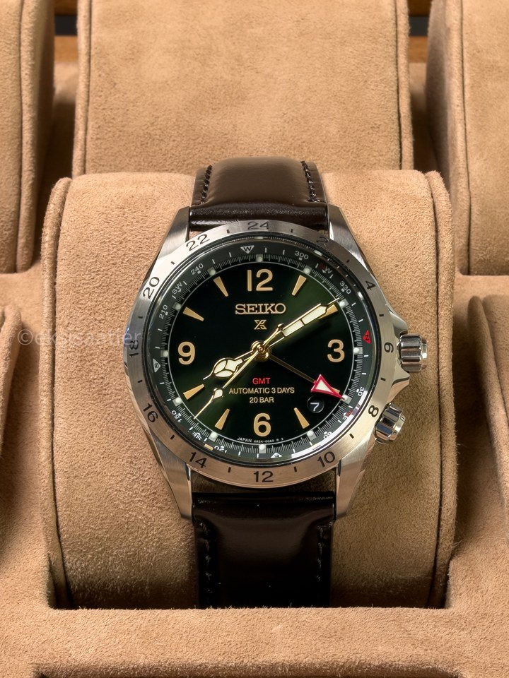 Seiko Prospex Alpinist Mechanical GMT — Green